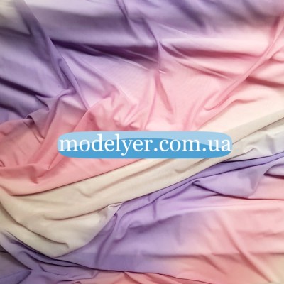 Ткань Сетка стрейч амбре